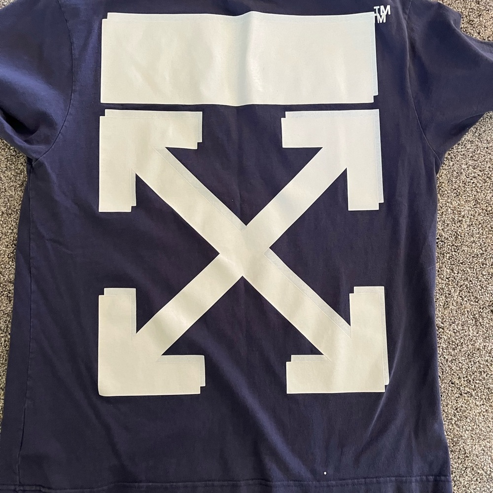 Off-white main label champion tshirt